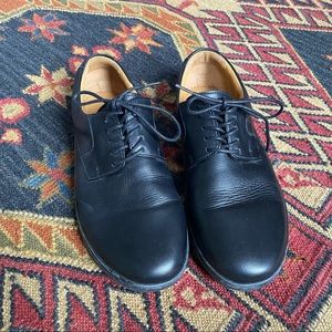 ZAQQ BRIQ Black Shoes - Barefoot Zero Drop Genuine Leather Oxfords EU Size 39